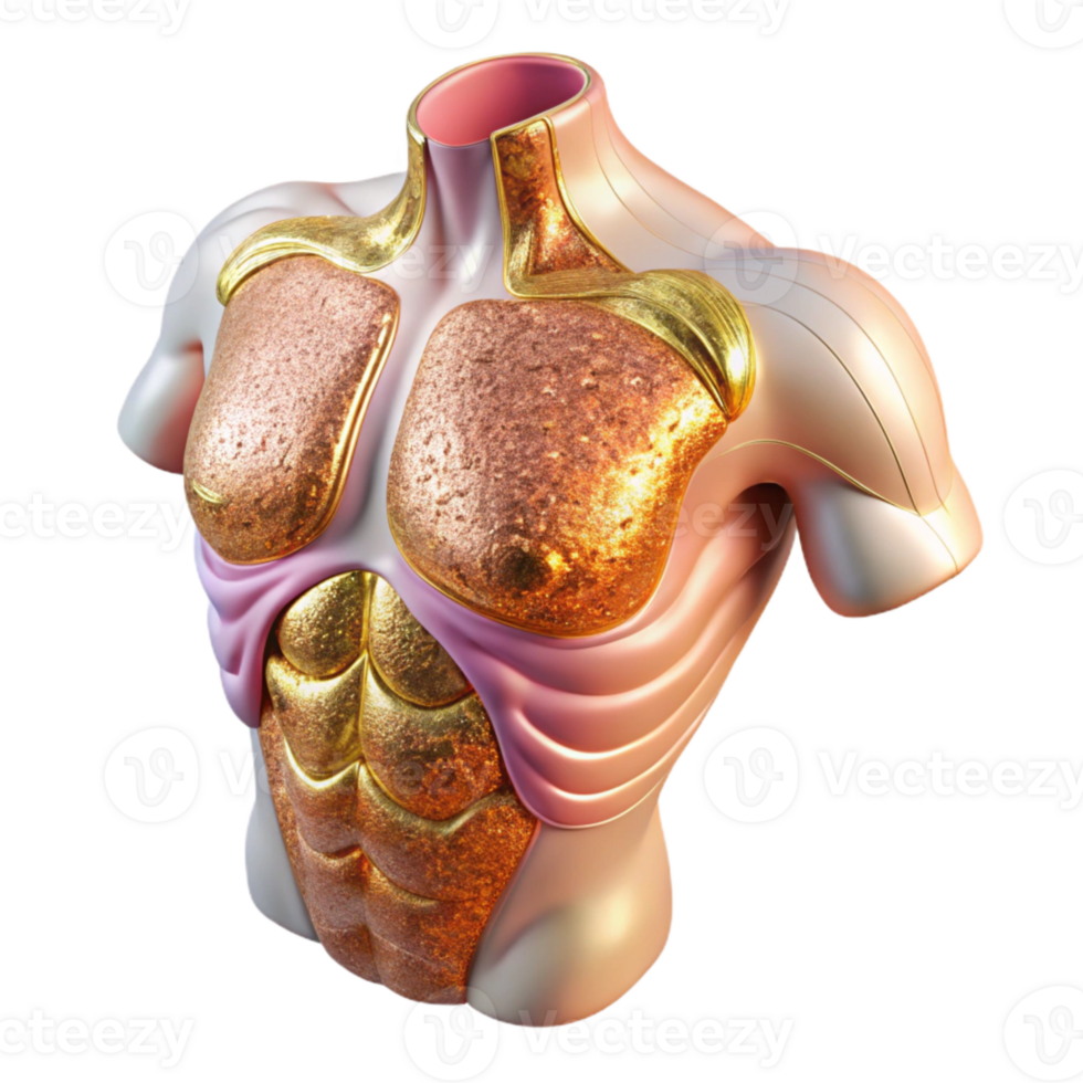 magnificent creative Human Torso Anatomy Transparent Medical Illustration high resolution png