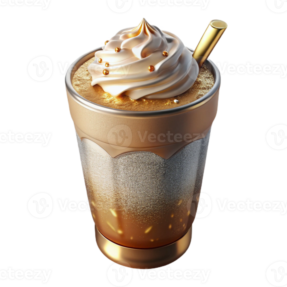 vibrant creative Iced Coffee Transparent Background for Cafe Menus original png