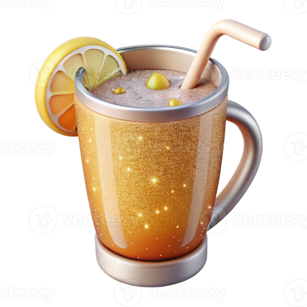 extraordinary creative Iced Tea with Lemon Cutout for Summer Beverage Ads original png