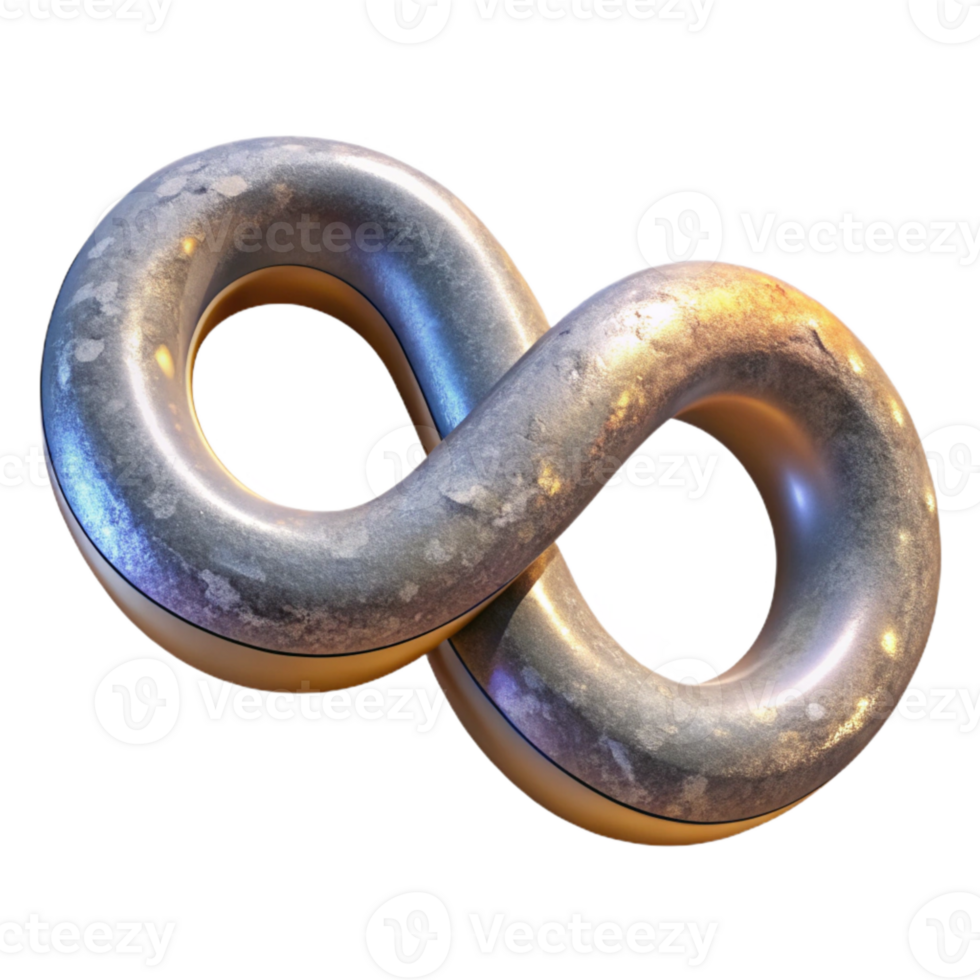 dramatic creative Infinity Symbol Isolated for Mathematical Concepts original png