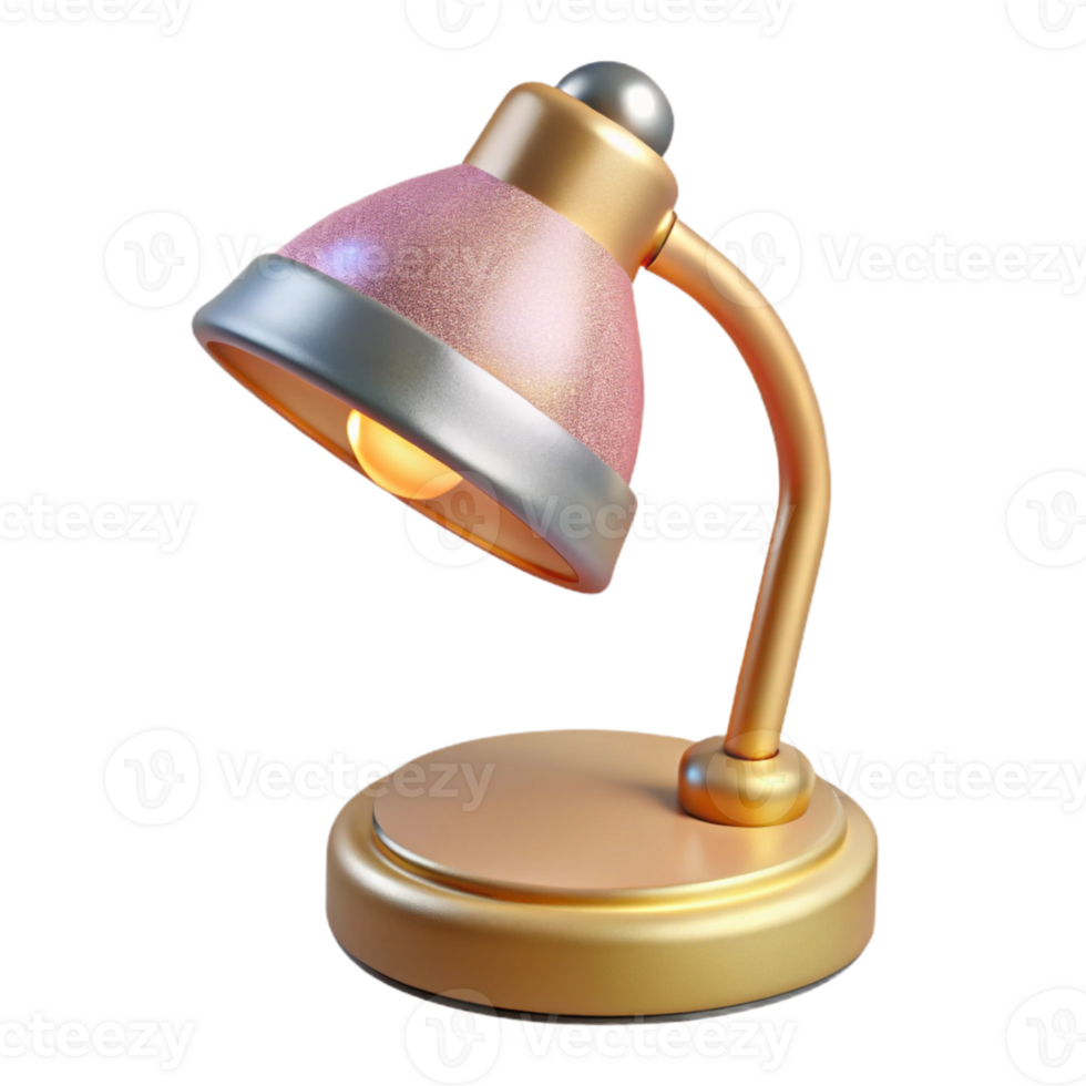 beautiful modern Interior Styling Desk Lamp Workspace Lighting Transparent for Decor genuine png