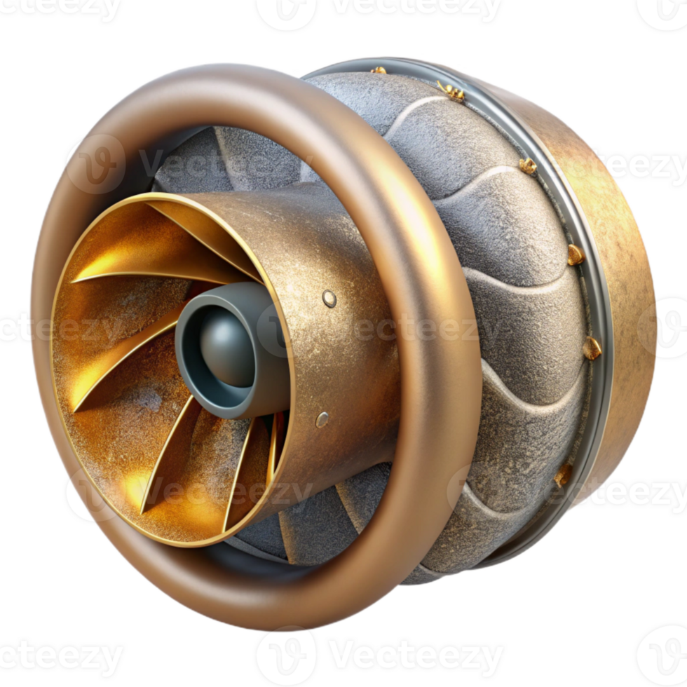 extraordinary rustic Jet Engine Closeup Cutout for Engineering Graphics original png