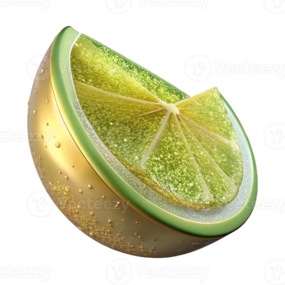 magnificent vintage Lime Wedge for Cocktails Transparent for Bar Menus professional png