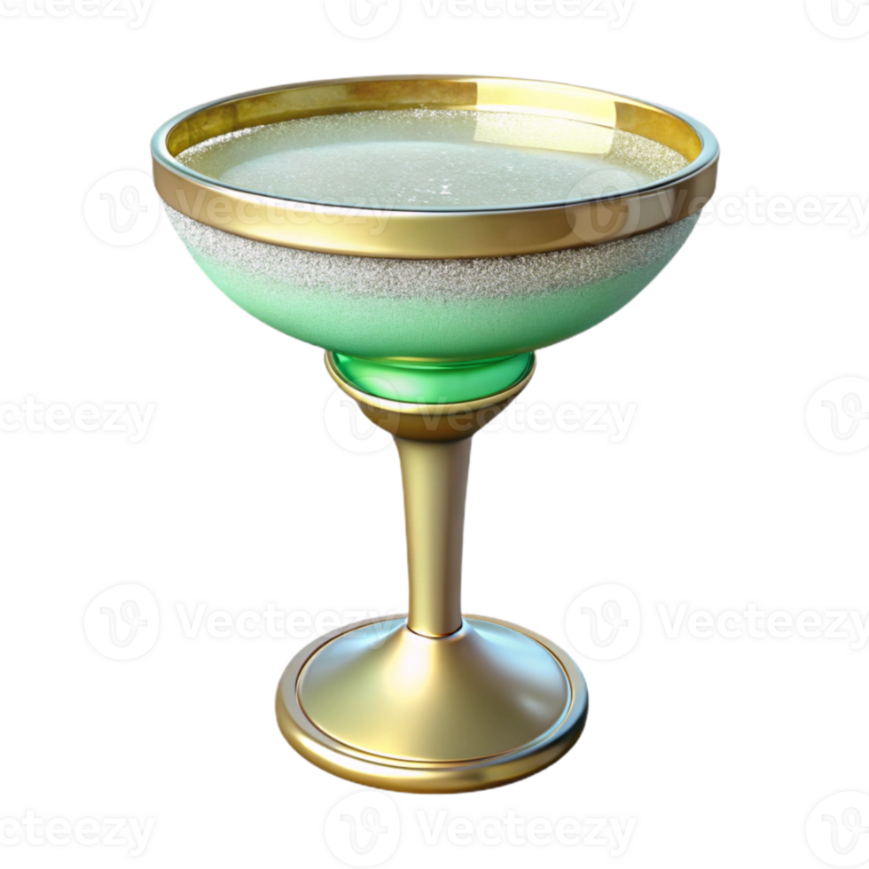 stunning contemporary Margarita Glass Salt Rimmed Isolated for Mexican Restaurants authentic png