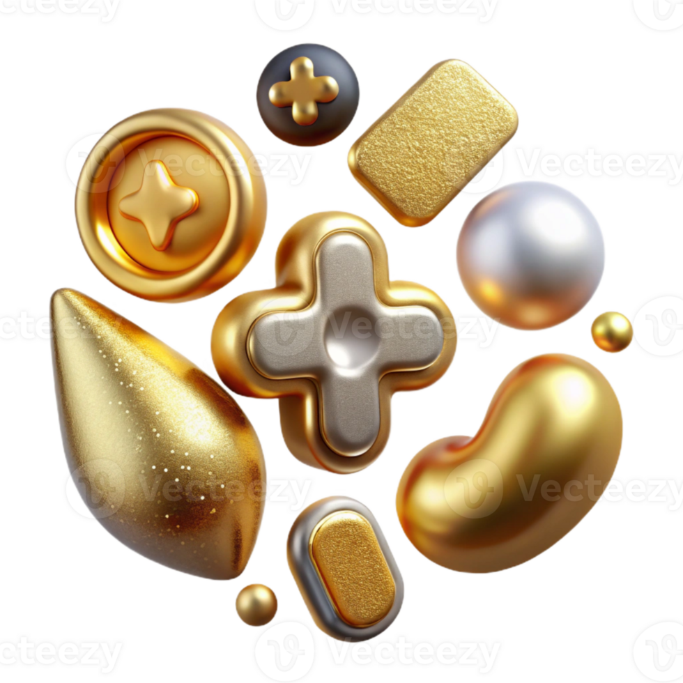 dramatic traditional Medical Symbol Collection Isolated for Medical Resources professional png
