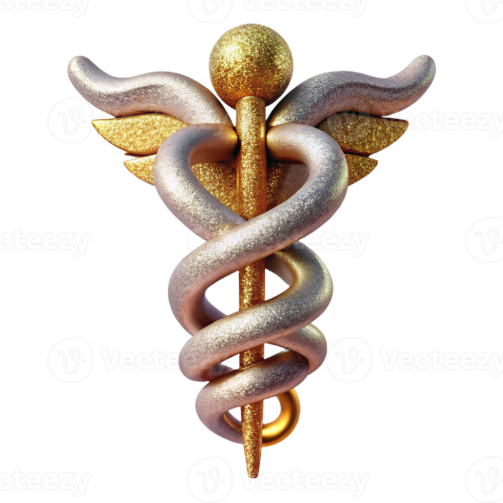 extraordinary classic Medical Symbol Rod of Asclepius Isolated Healthcare Icon exclusive png