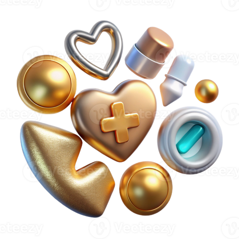 elegant rustic Medical Symbols Collection Transparent for Medical Graphics high resolution png