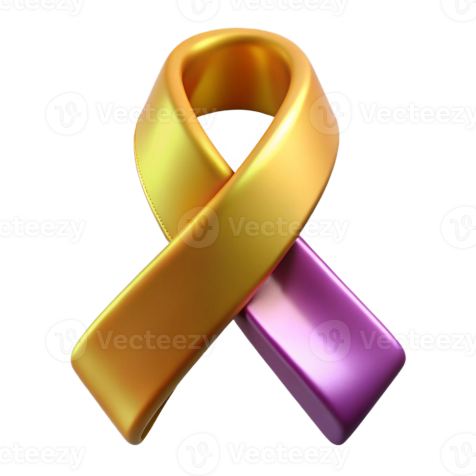 extraordinary minimalist Mental Health Awareness Ribbon Transparent for Support Campaigns authentic png