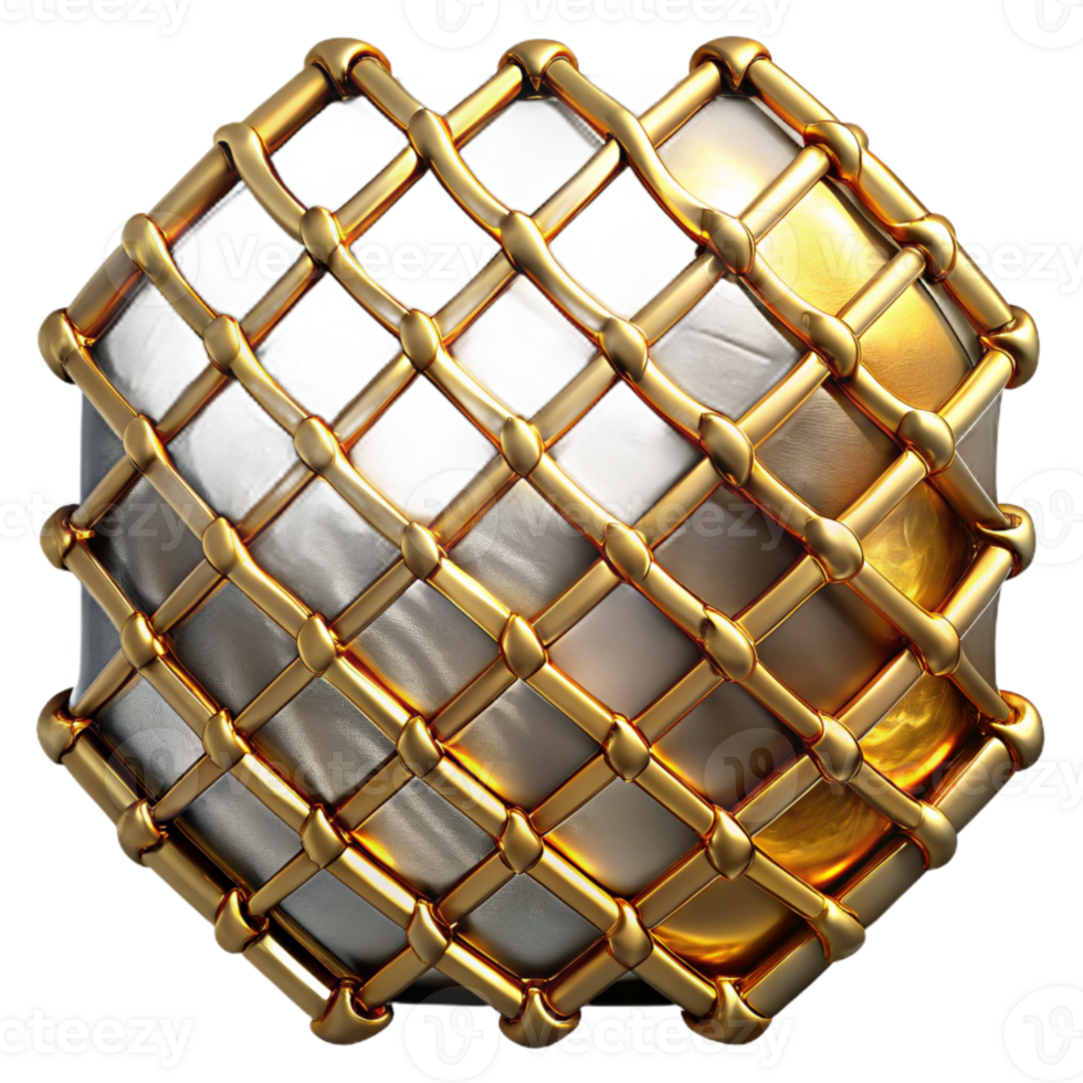 impressive traditional gold Grate Texture Industrial Grid Isolated for Construction original png