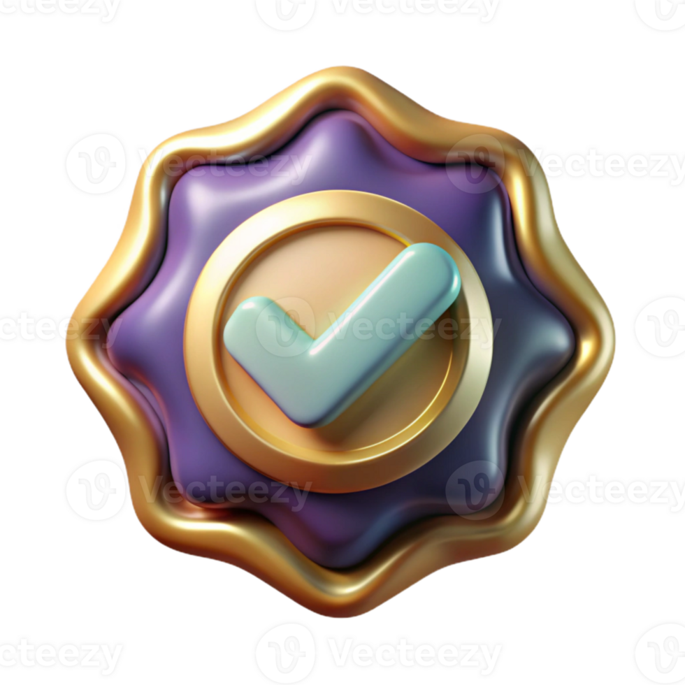 stunning minimalist Modern Checkmark Icon Cutout for Verification Graphics original png