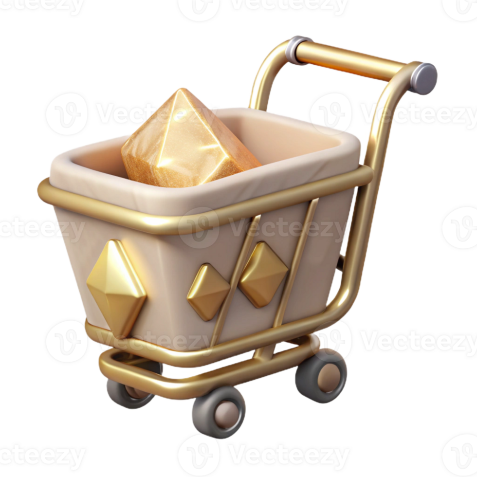 elegant modern Modern Shopping Cart Icon Isolated for Ecommerce Websites exclusive png