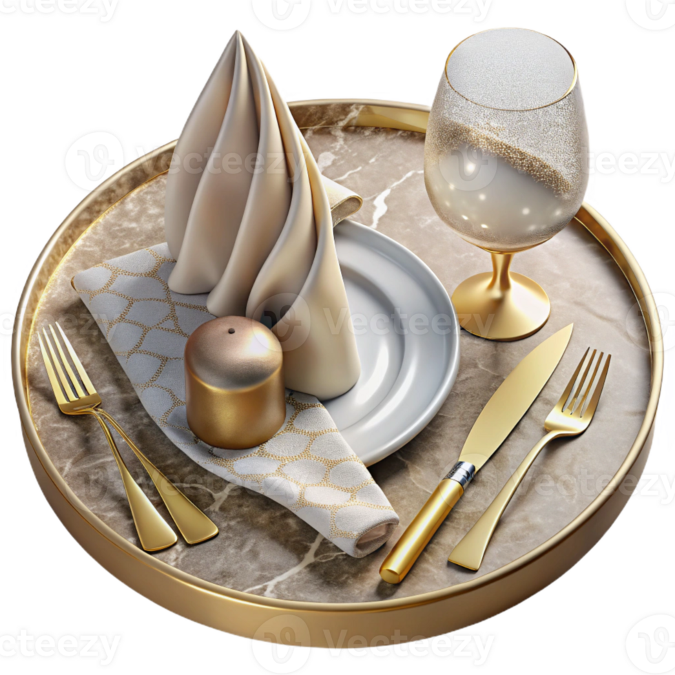 magnificent contemporary Modern Restaurant Place Setting Transparent for Menu Mockups genuine png