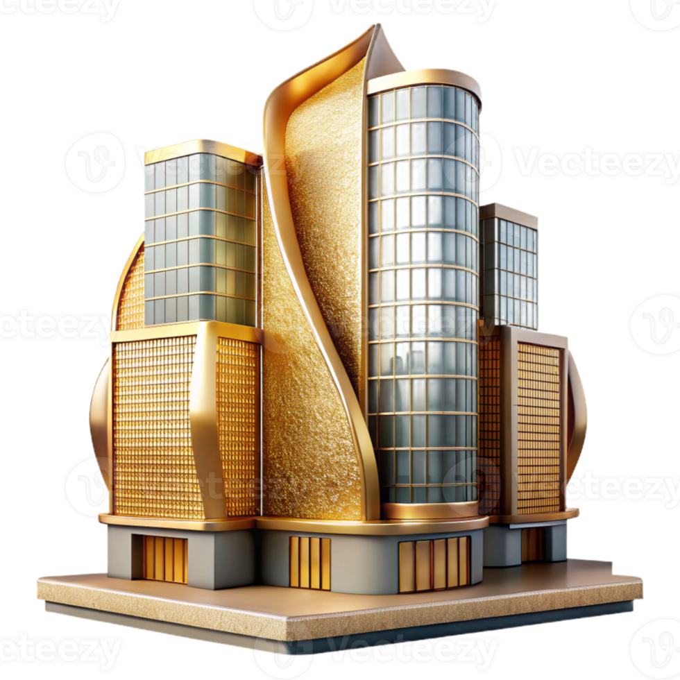 extraordinary modern Modern Skyscraper Office Building Cutout Architecture Design png