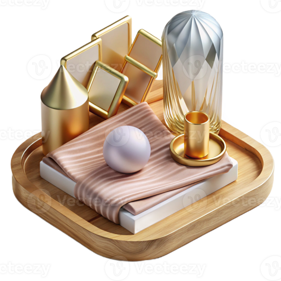 extraordinary classic Modern Stationery Mockup on Marble Table Isolated high quality png