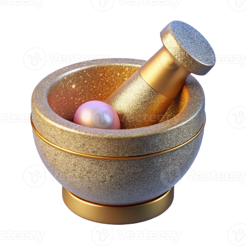 wonderful artistic Mortar and Pestle Pharmacy Tools Cutout authentic png