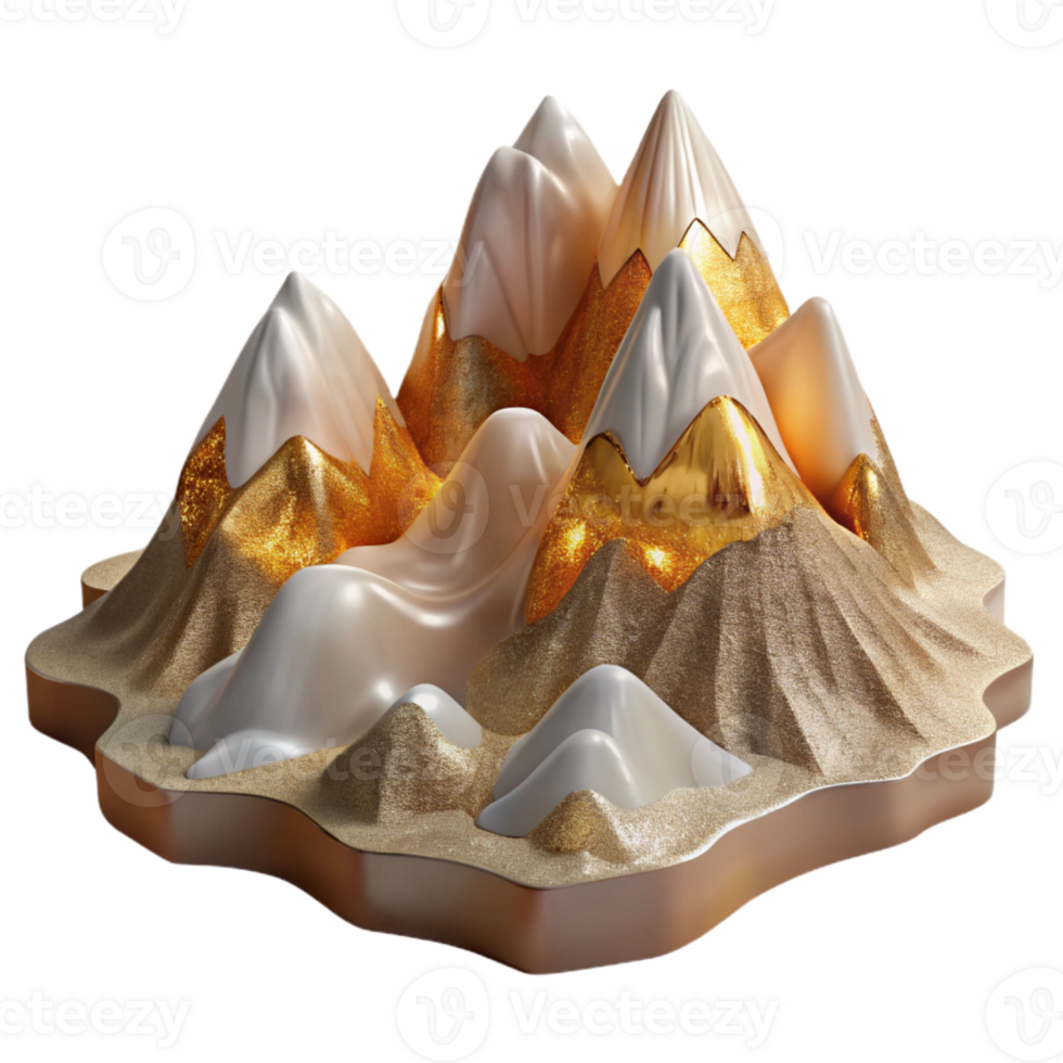 wonderful creative Mountain Range Landscape Scenic View Transparent high quality png
