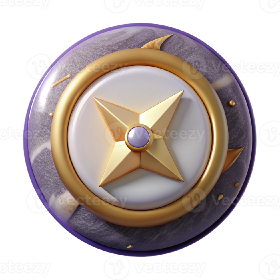 magnificent artistic Navigation Button with Compass Icon Cutout for Directional Guidance detailed png