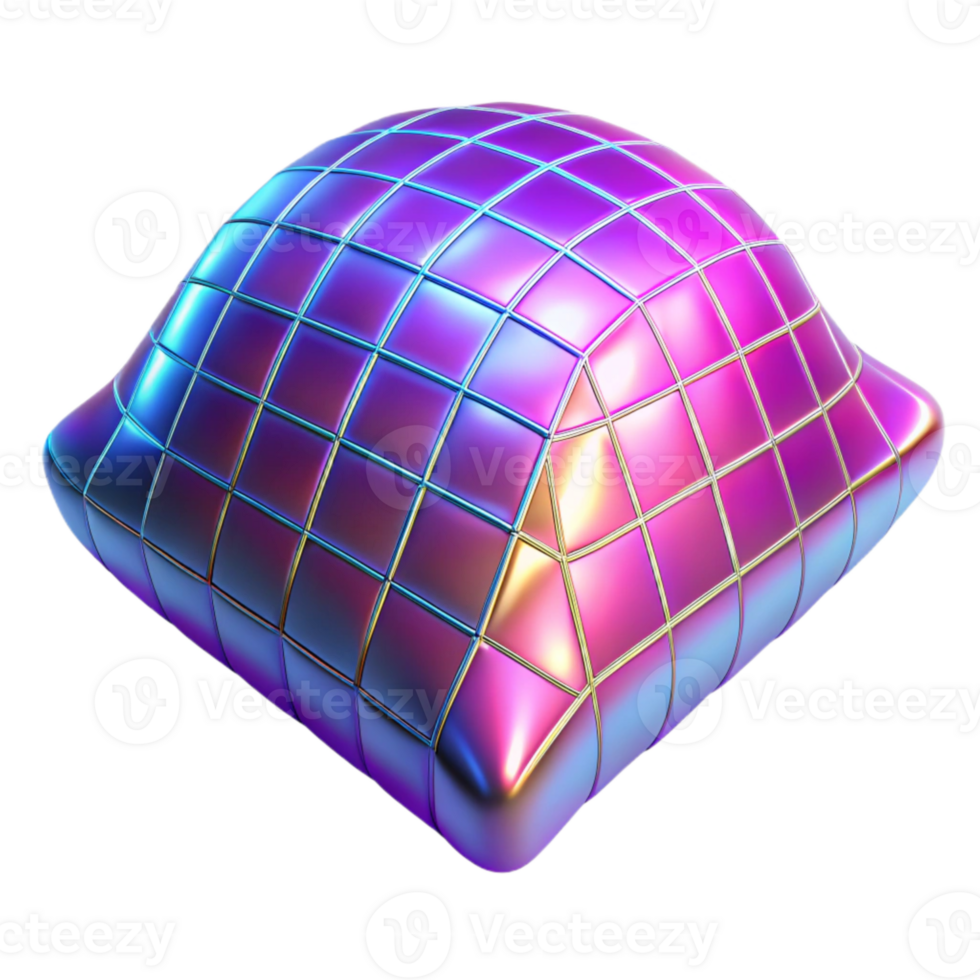 elegant modern Neon Vr Grid Pattern Transparent for Cyberpunk Aesthetics original png