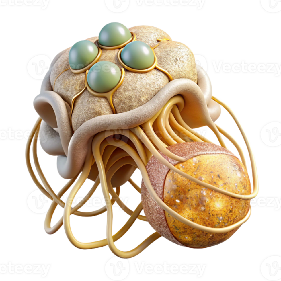 dramatic abstract Nervous System Cutout Medical Study Guide professional png