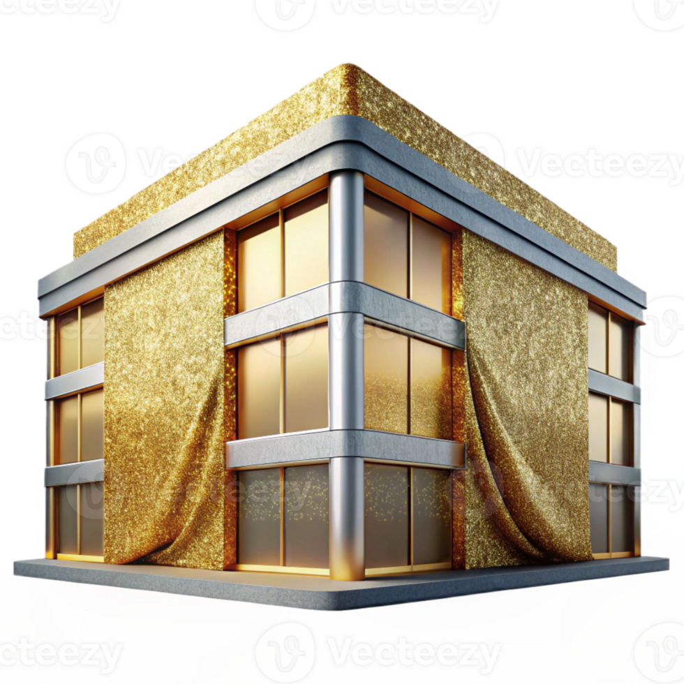beautiful abstract Office Building Exterior Cutout for Architectural Projects professional png