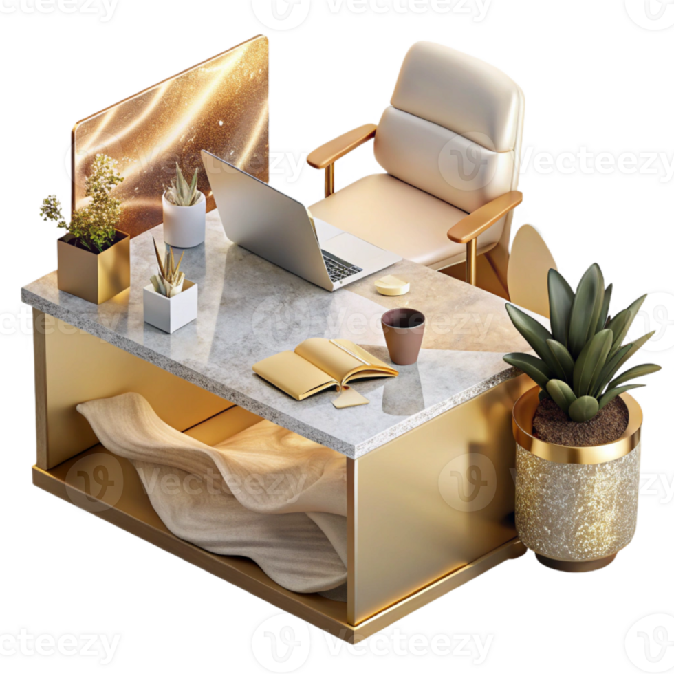 beautiful abstract Office Desk Corporate Identity Mockup Cutout for Presentations professional png