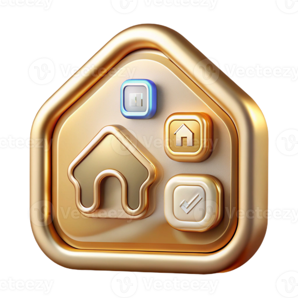 stunning contemporary Outline Smart Home Icons Isolated for Digital Art original png