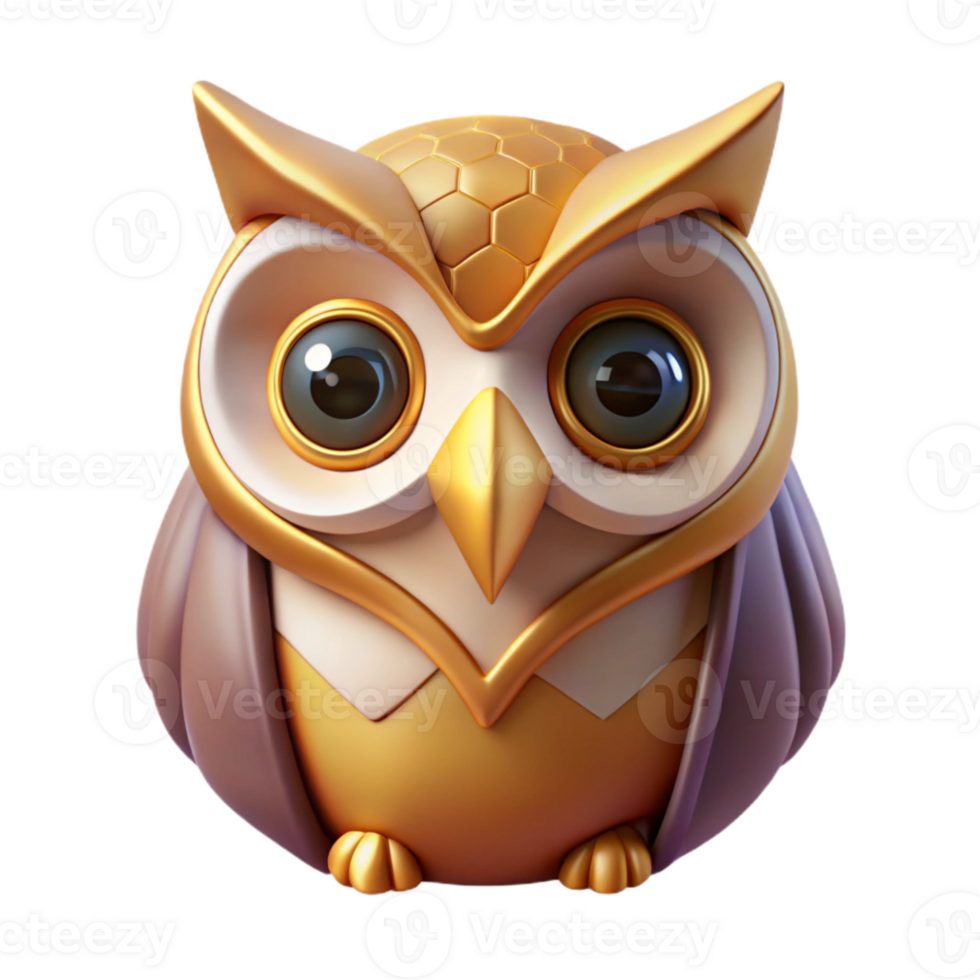 beautiful classic Owl Wisdom Education Icon Cutout for Knowledge Projects professional png