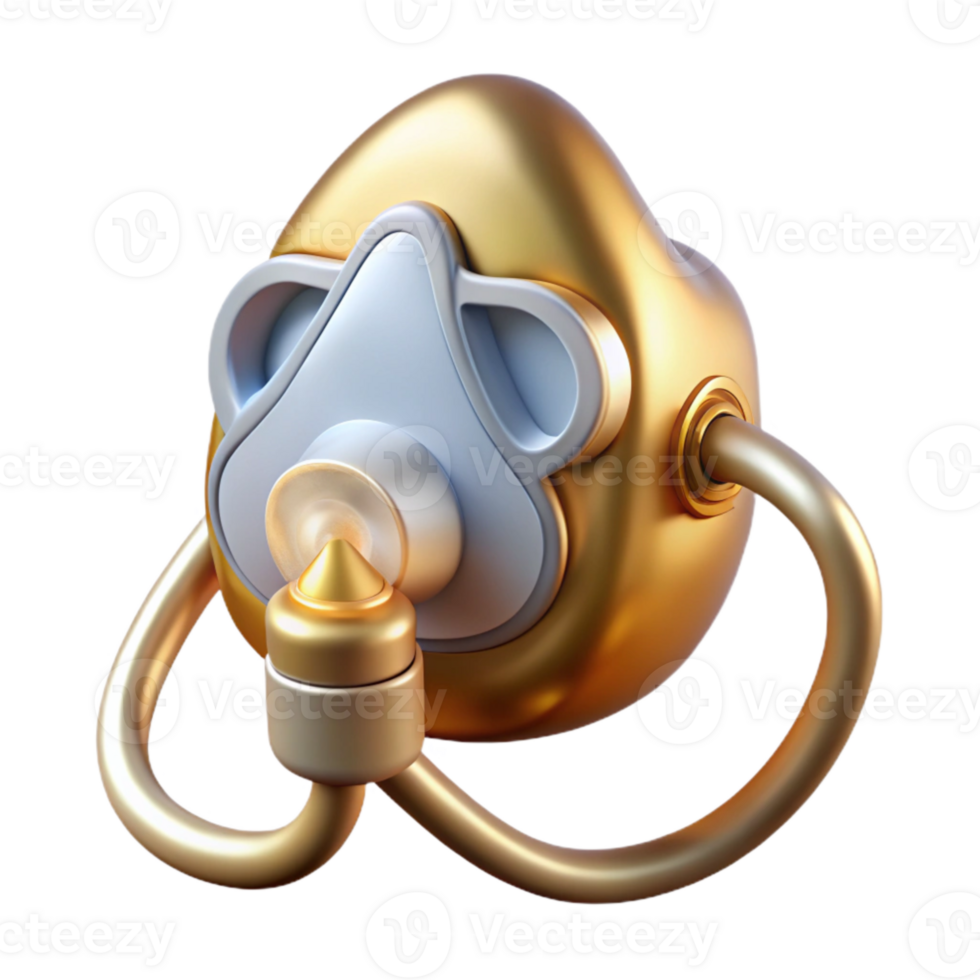 serene modern Oxygen Mask Respiratory Icon Isolated for Emergency Care exclusive png