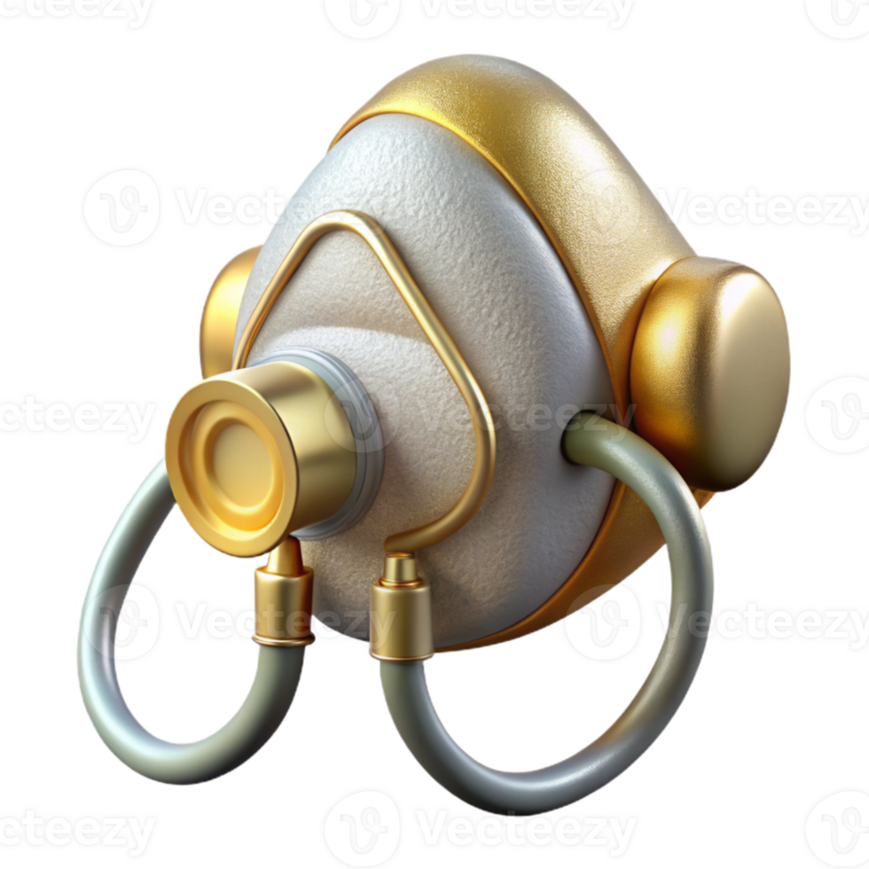 dramatic traditional Oxygen Mask Respiratory Icon Isolated for Emergency Care authentic png