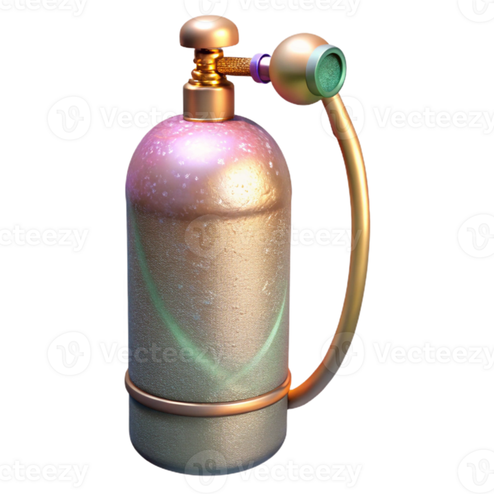 dramatic artistic Oxygen Tank Respiratory Support Isolated png