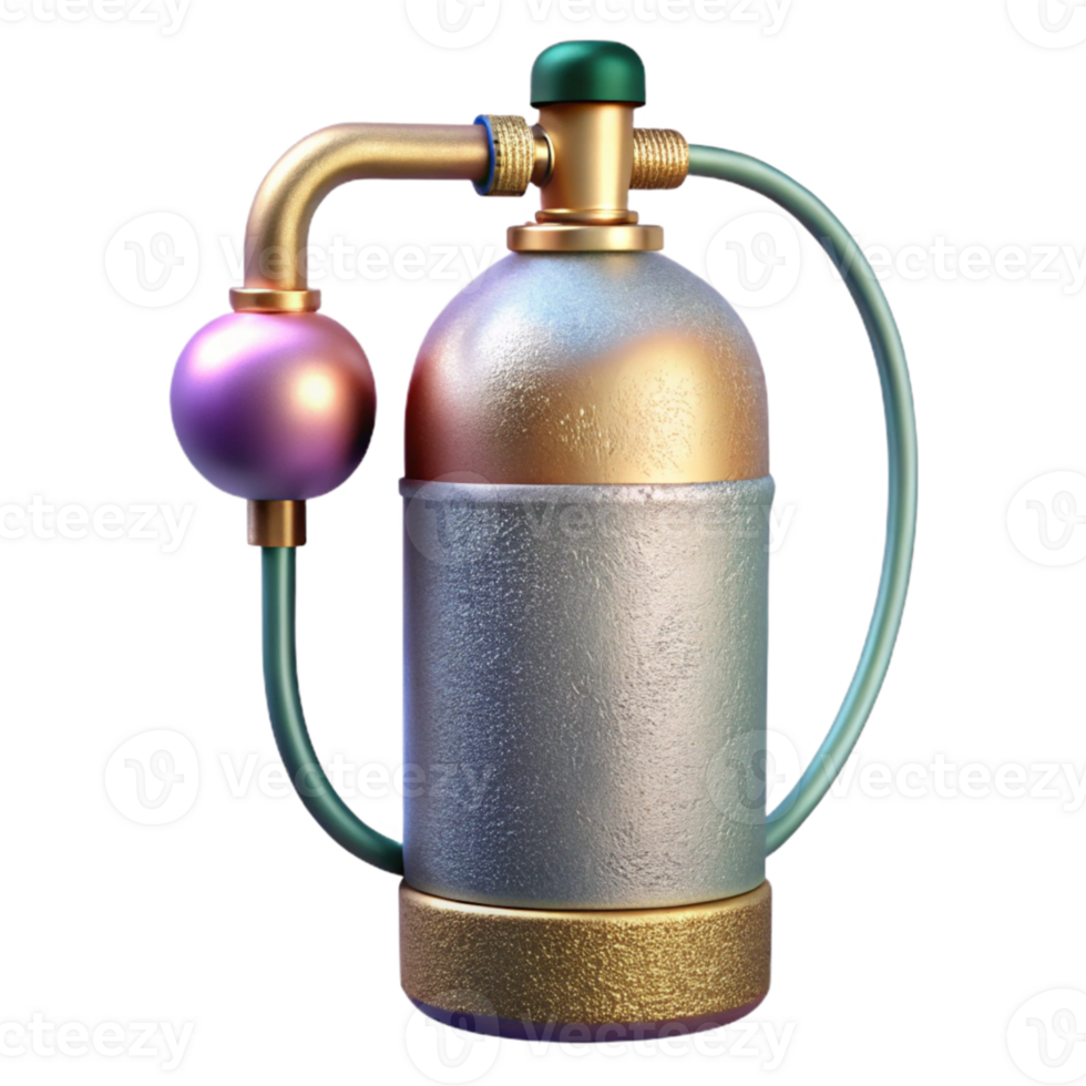 dramatic classic Oxygen Tank Respiratory Support Isolated authentic png