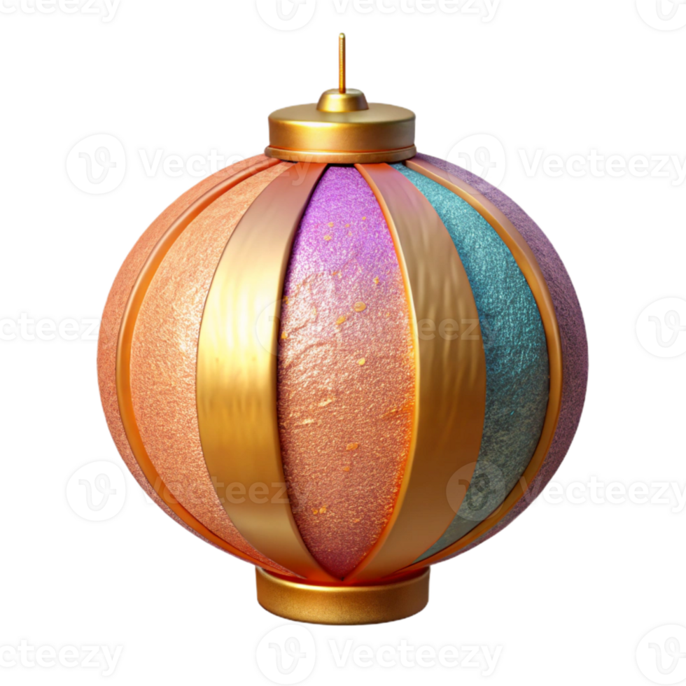 elegant creative Paper Lantern Round Colorful Hanging Cutout for Festivals authentic png