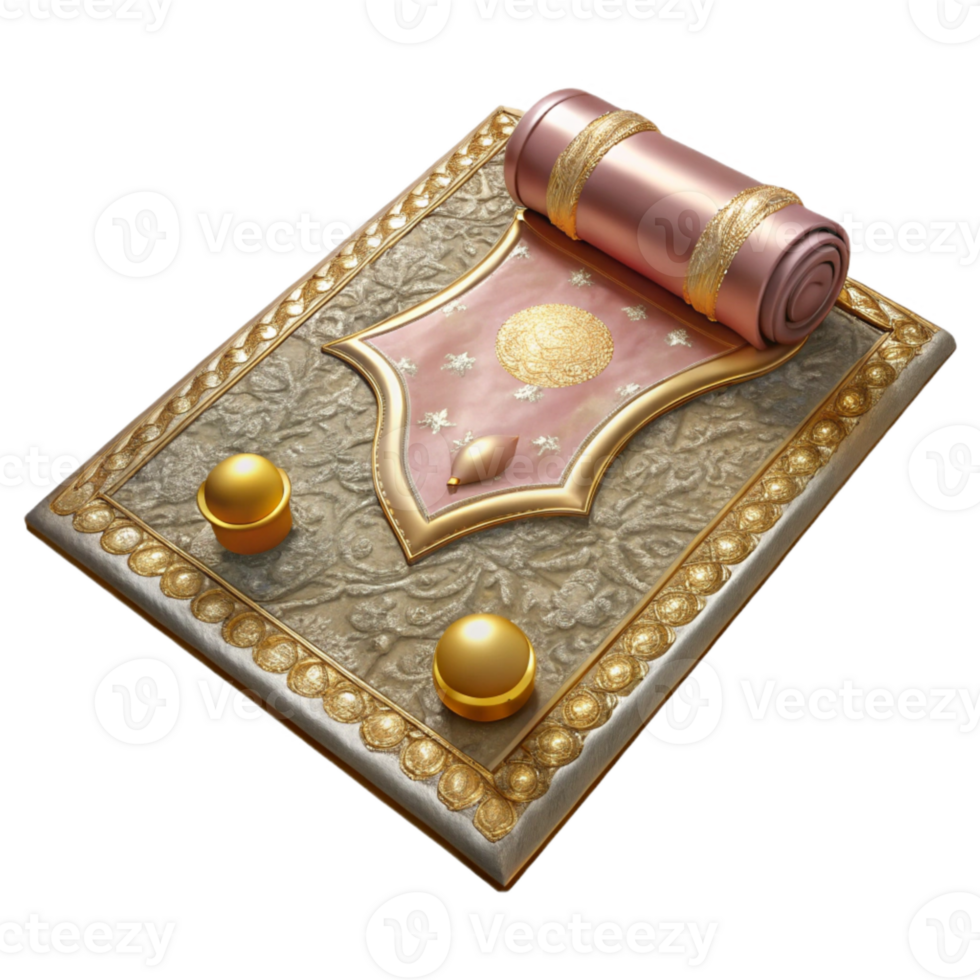 elegant vintage Patterned Rug Transparent for Home Decor Visualizations exclusive png