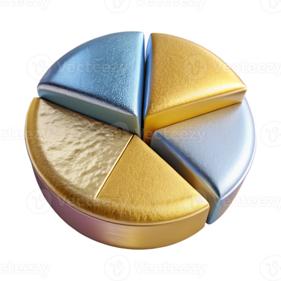 extraordinary traditional Pie Chart Statistics Cutout for Data Analysis high quality png