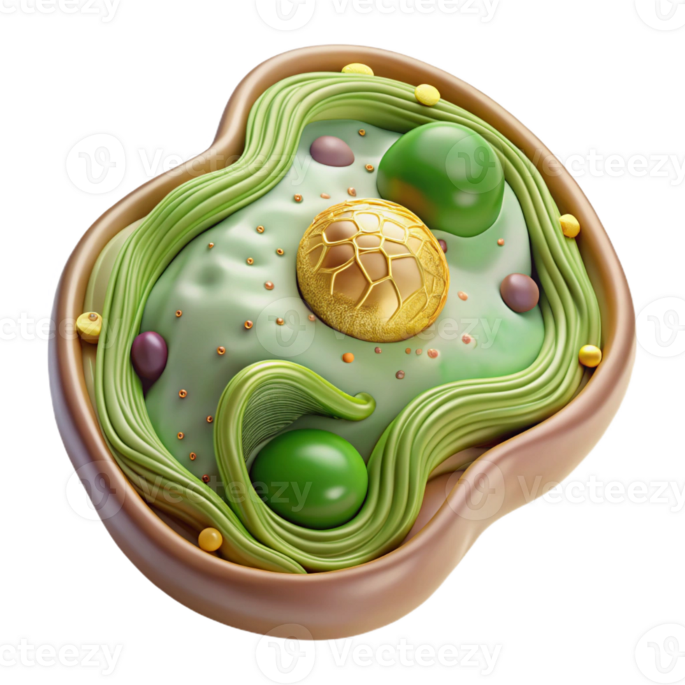 stunning abstract Plant Cell Biology Diagram Cutout for Botany Studies high resolution png