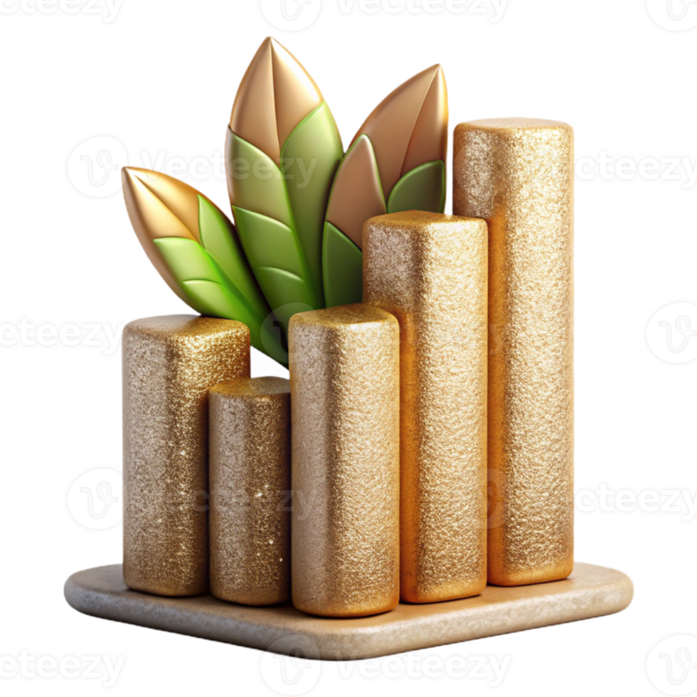 beautiful abstract Plant Growth Chart Isolated for Gardening Projects premium png