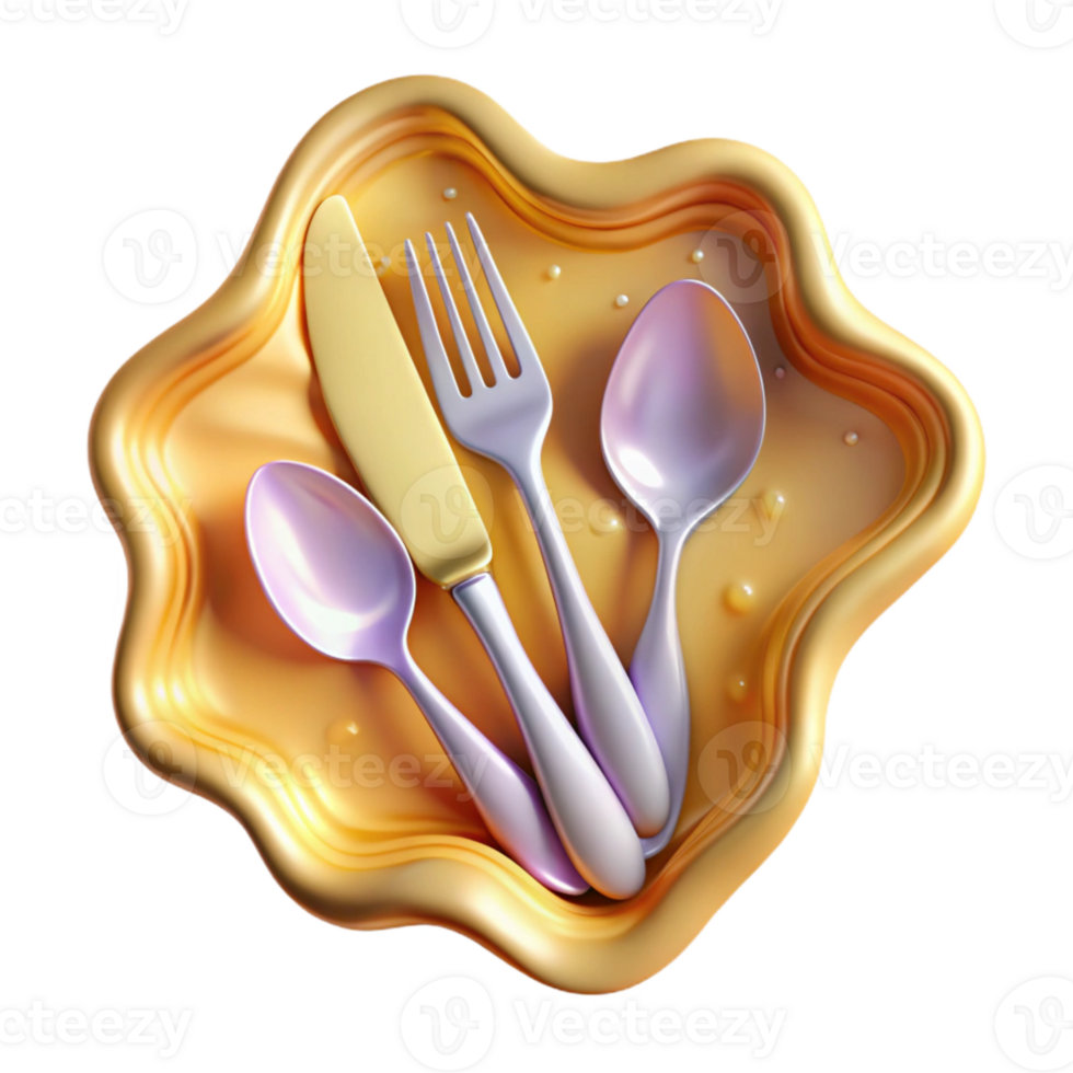 beautiful classic Plastic Cutlery Fork Knife Spoon Disposable Party Supplies White Isolated exclusive png