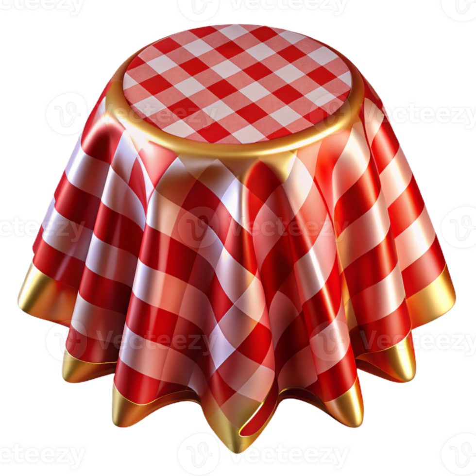 magnificent abstract Plastic Tablecloth Disposable Party Supplies Red Gingham Transparent premium png