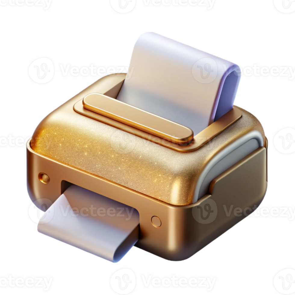 wonderful artistic Printer Icon Isolated for Document Printing premium png