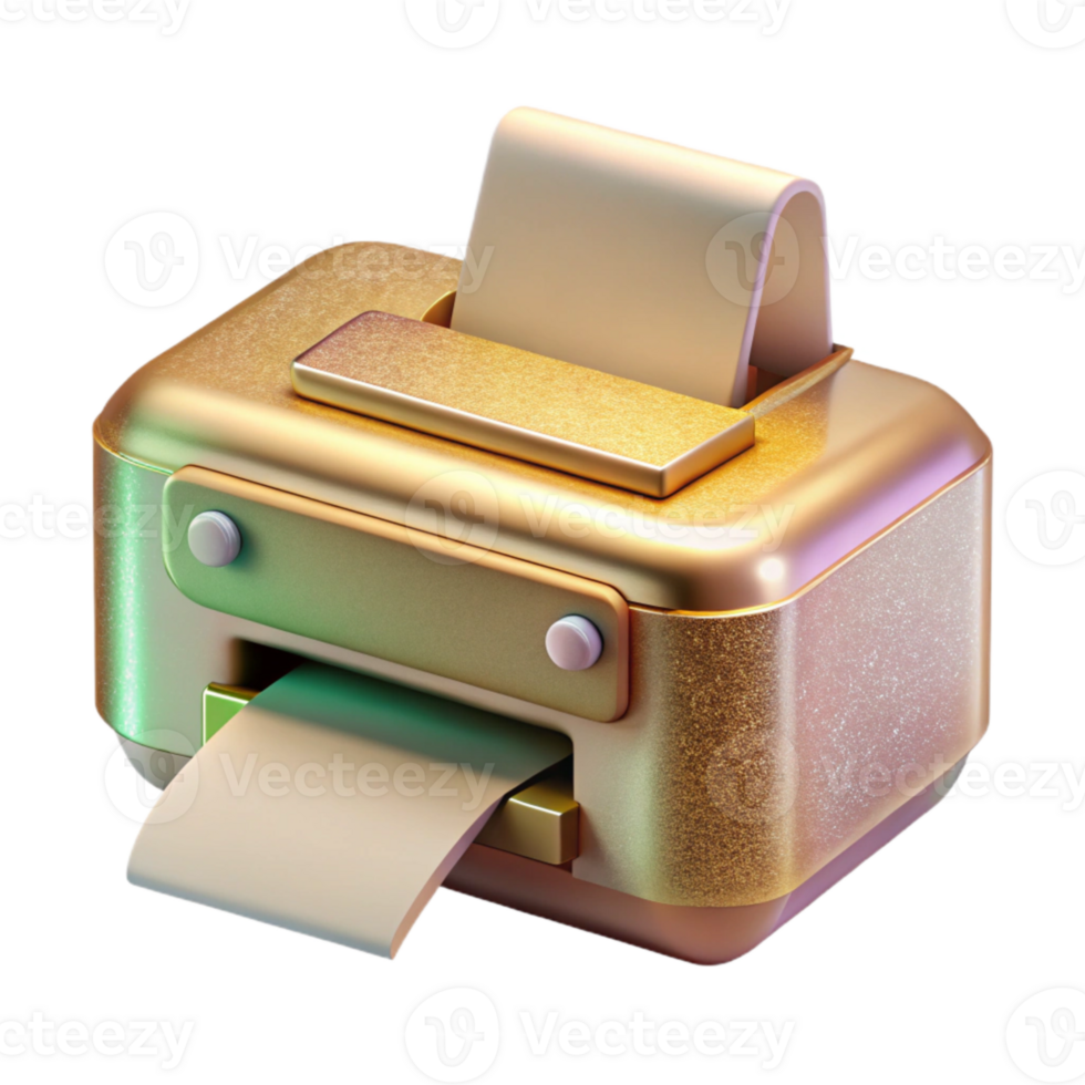 vibrant contemporary Printer Office Equipment Cutout for Business Needs authentic png