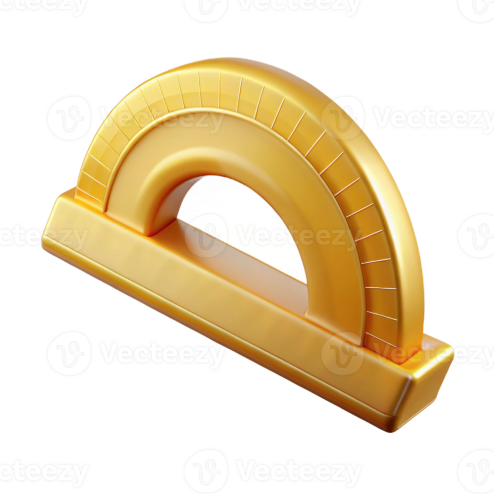 impressive creative Protractor Geometry Tool Isolated for Math Education genuine png