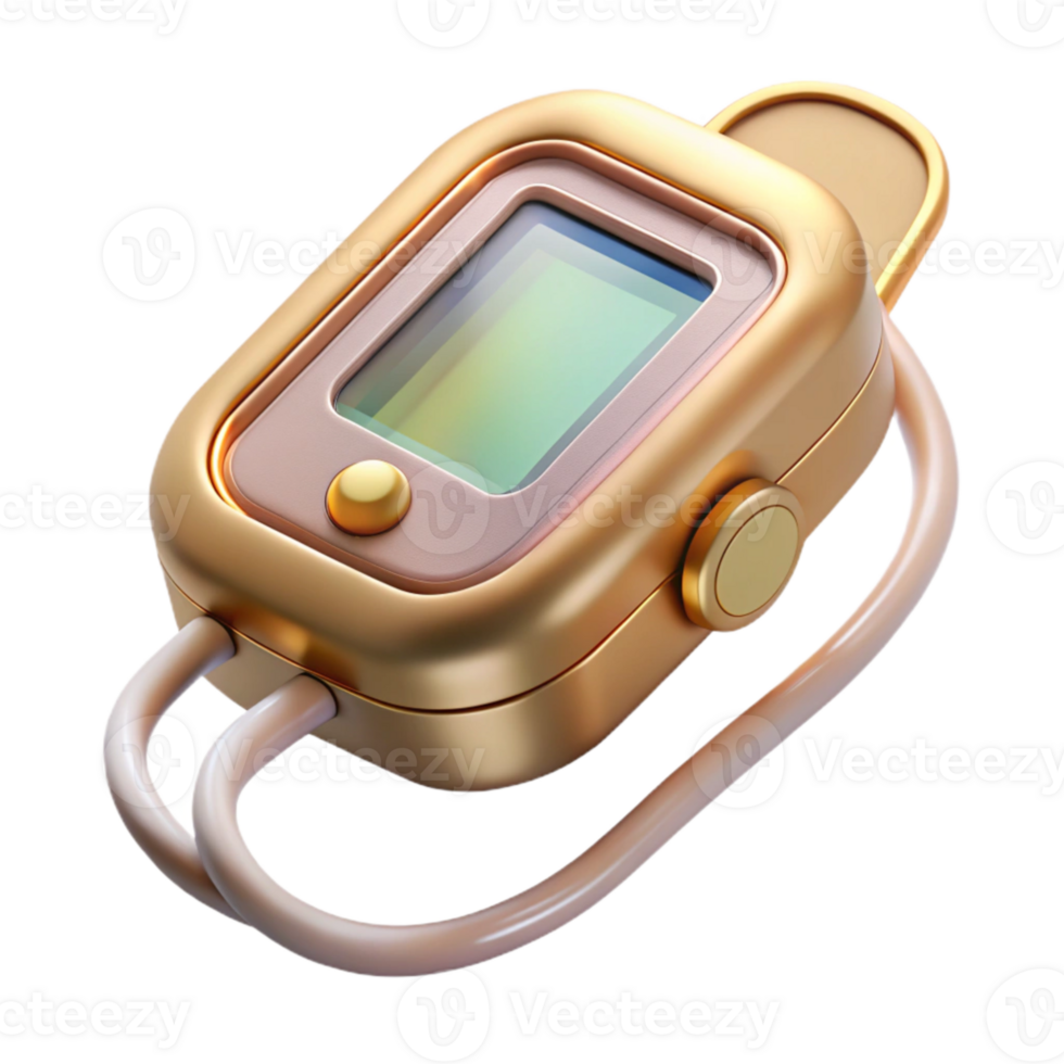 vibrant artistic Pulse Oximeter Oxygen Saturation Monitor Transparent Background authentic png