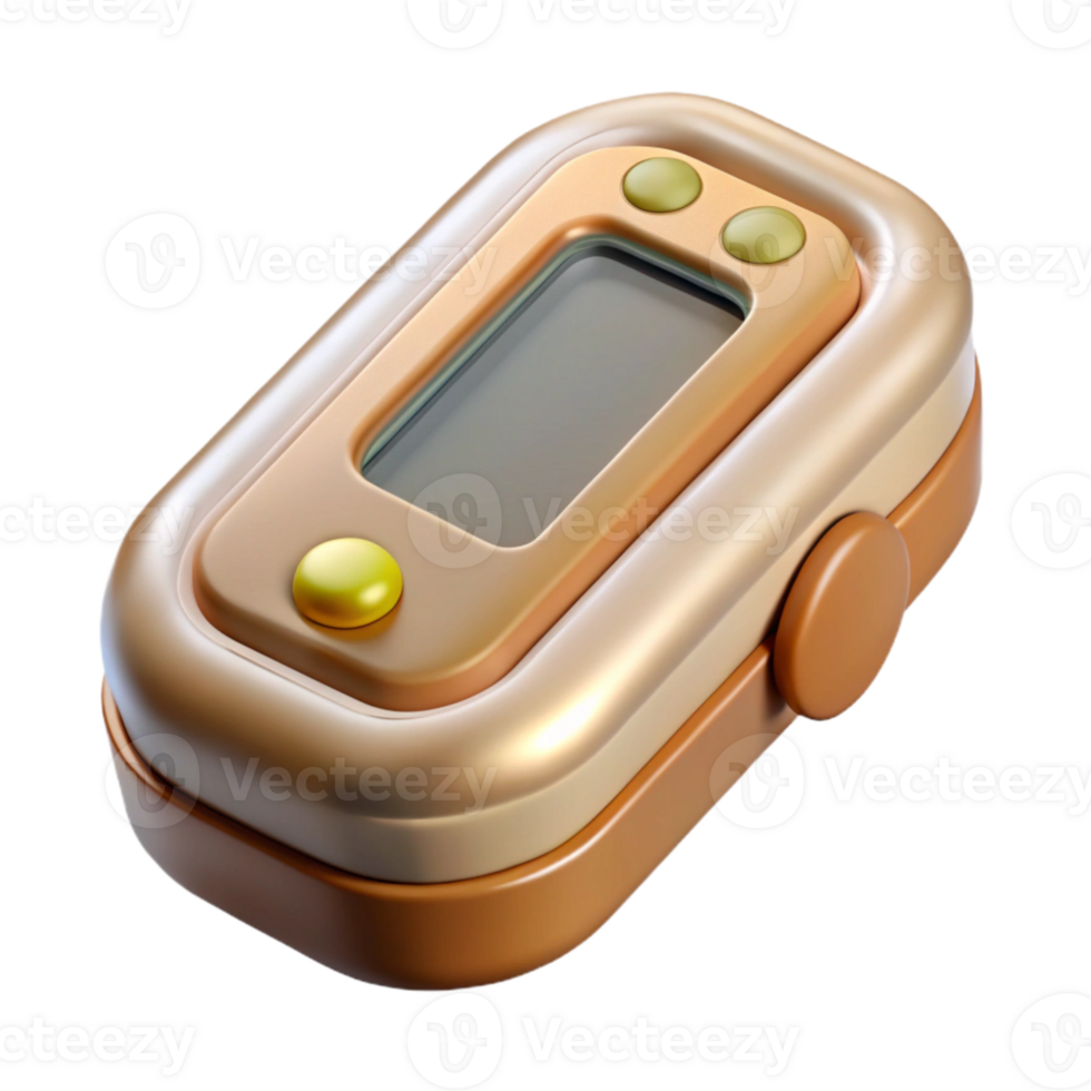 dramatic minimalist Pulse Oximeter Oxygen Saturation Monitor Transparent Background detailed png