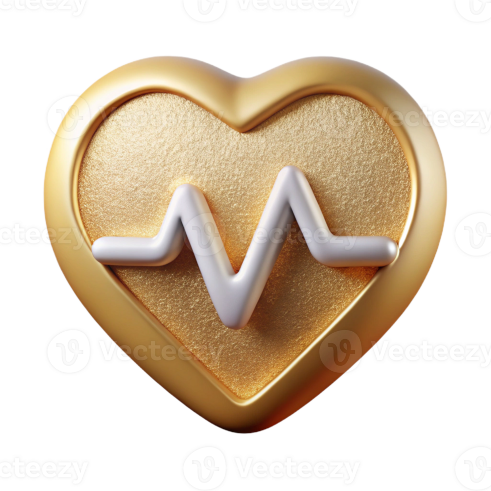 wonderful modern Pulse Heartbeat Icon Cutout for Medical Apps professional png