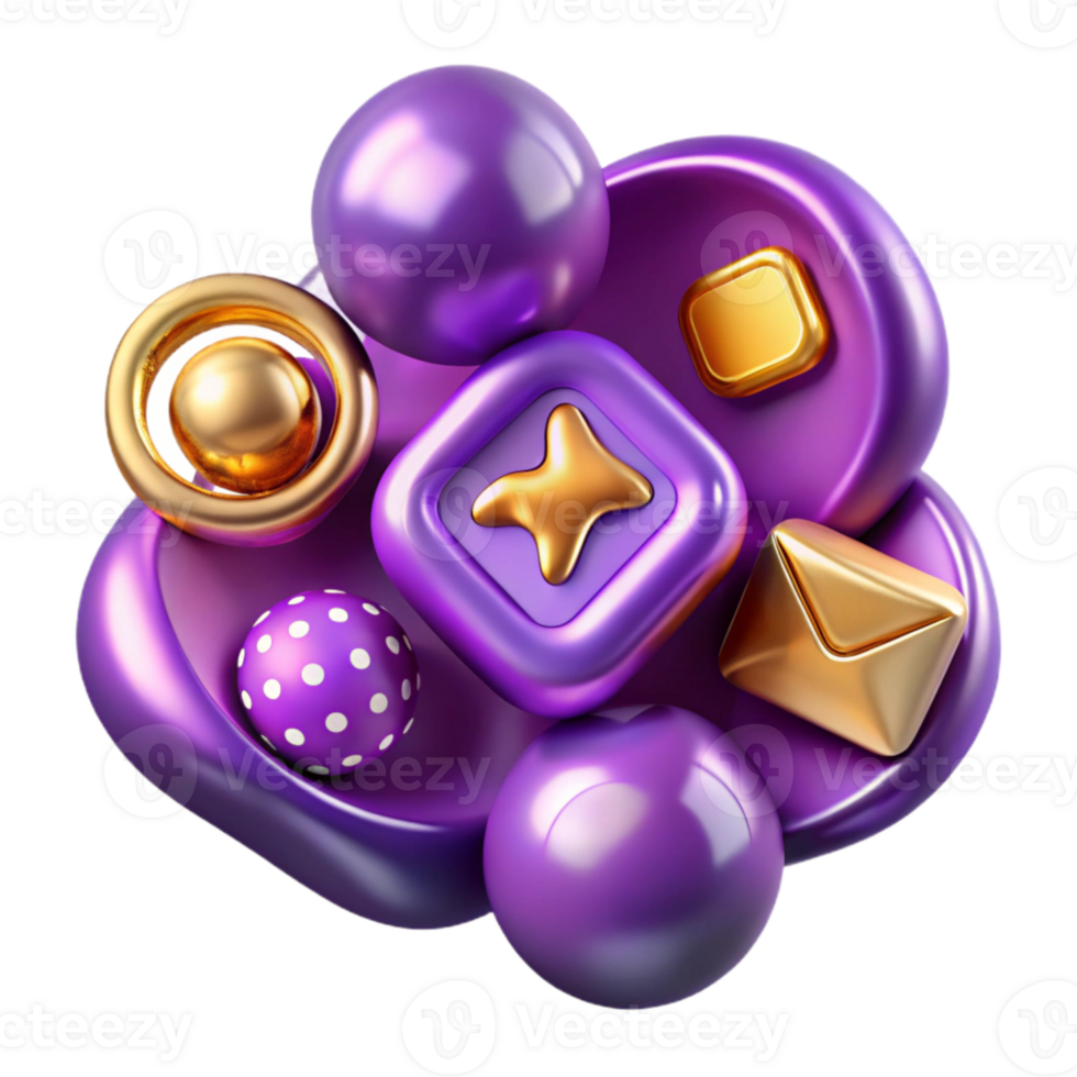 impressive creative Purple Social Media Engagement Icons Transparent authentic png