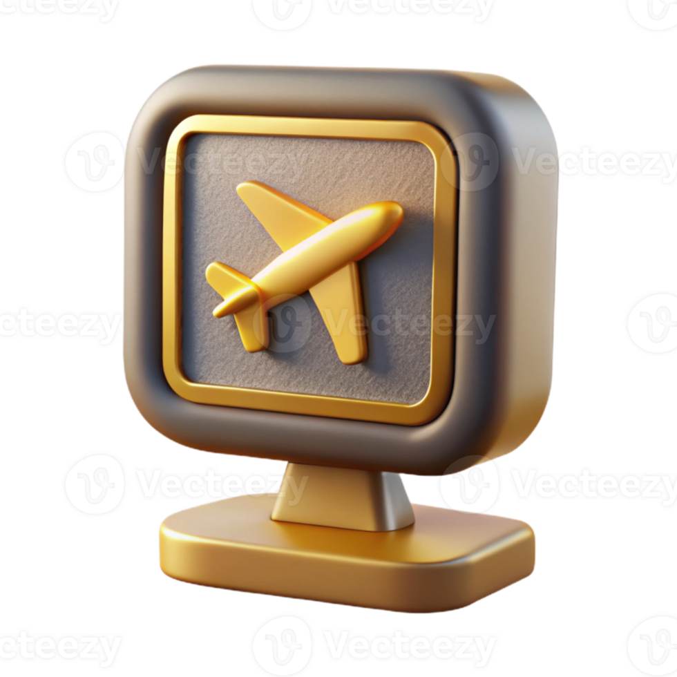 wonderful minimalist Radar Screen with Airplane Icon Cutout for Air Traffic Control authentic png