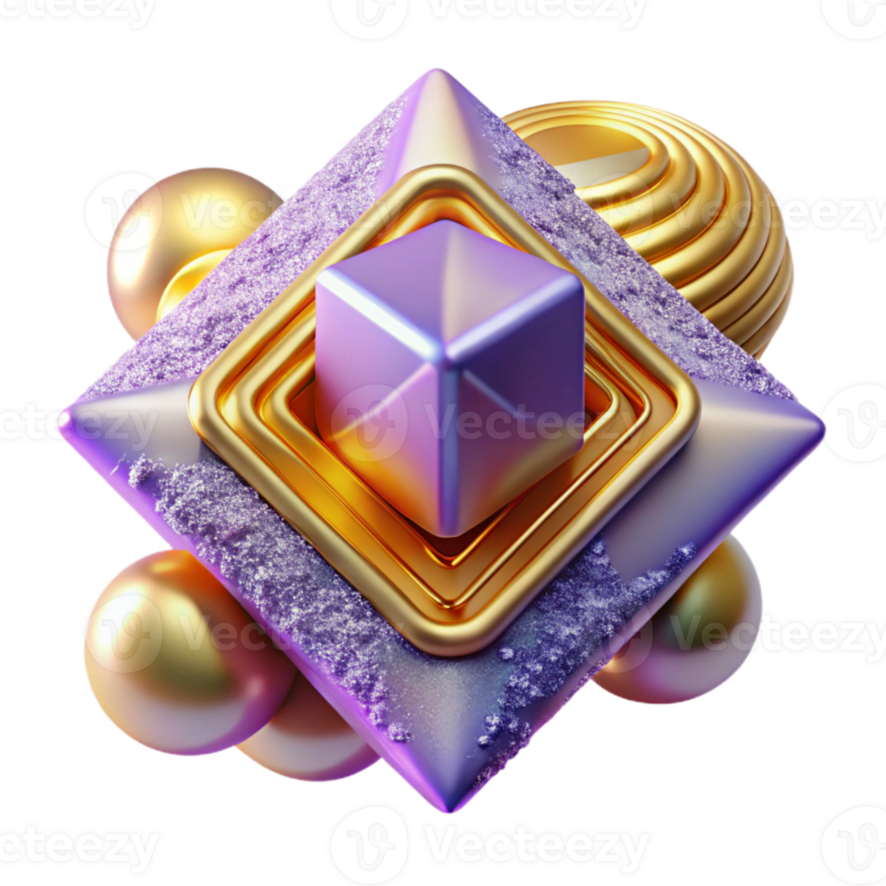 beautiful contemporary Quantum Computing Future Technology Isolated for Advanced Computing detailed png