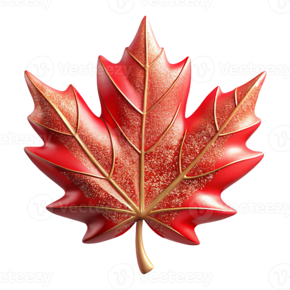 serene rustic Red Maple Leaf Transparent Background for Autumn Graphics high resolution png