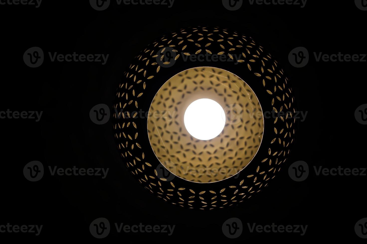 Intricate Decorative Lamp with Light Effect photo