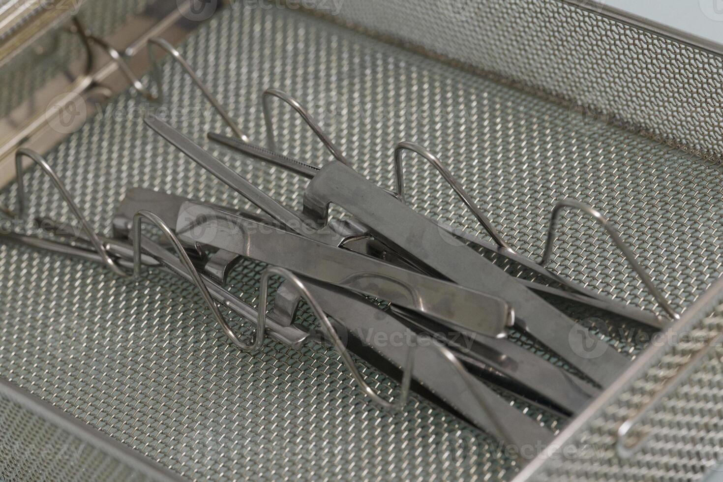 Sterilized Surgical Instruments in Tray photo